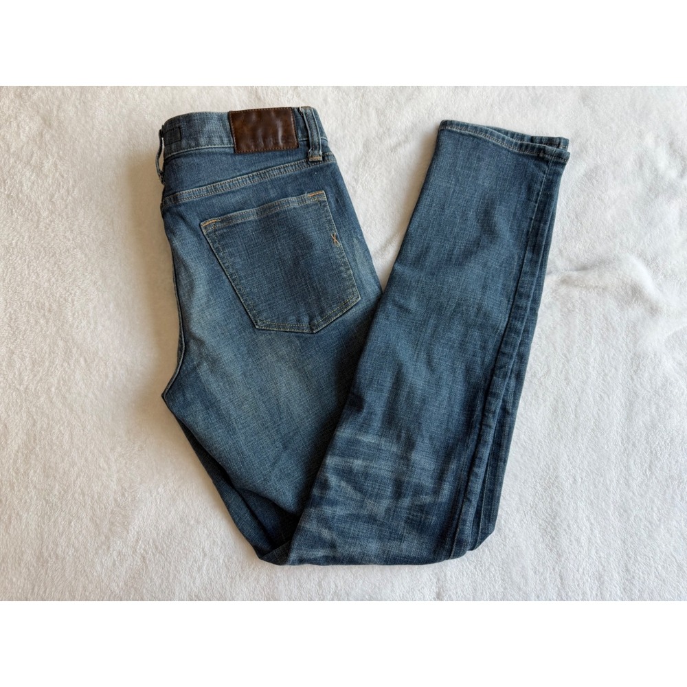 Express Jeans Men's 32x34 Performance Stretch+ Skinny Jeans Medium Wash ID 13328